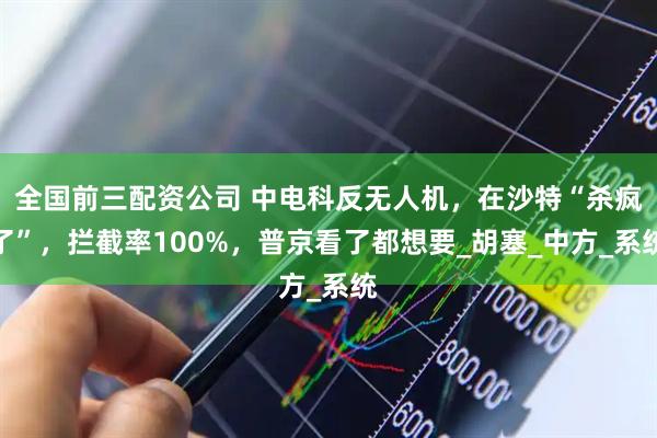 全国前三配资公司 中电科反无人机，在沙特“杀疯了”，拦截率100%，普京看了都想要_胡塞_中方_系统